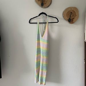 Bodycon Pastel Rainbow Knit Dress | TARGET WILD FABLE